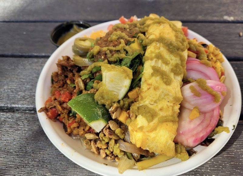Vegetarian bowl from The Pick, reviewed by Jeremy Morrey
